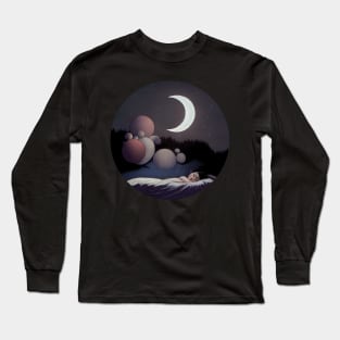 Bedtime Moon Long Sleeve T-Shirt